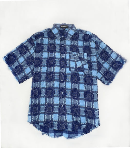 NotPatches plaid T-shirt (Blue)